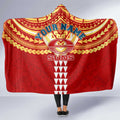 Personalized Gold Coast Suns Hooded Blanket Polynesian Tribal Pattern Heritage Football