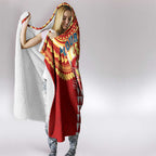 Personalized Gold Coast Suns Hooded Blanket Polynesian Tribal Pattern Heritage Football