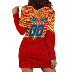 Personalized Gold Coast Suns Hoodie Dress Polynesian Tribal Pattern Heritage Football