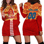 Personalized Gold Coast Suns Hoodie Dress Polynesian Tribal Pattern Heritage Football