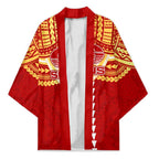 Personalized Gold Coast Suns Kimono Polynesian Tribal Pattern Heritage Football