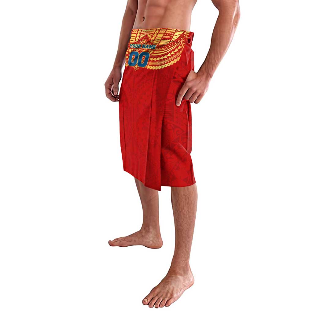 Personalized Gold Coast Suns Lavalava Polynesian Tribal Pattern Heritage Football