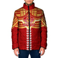 Personalized Gold Coast Suns Padded Jacket Polynesian Tribal Pattern Heritage Football