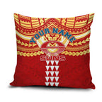 Personalized Gold Coast Suns Pillow Cover Polynesian Tribal Pattern Heritage Football