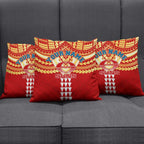 Personalized Gold Coast Suns Pillow Cover Polynesian Tribal Pattern Heritage Football