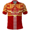 Personalized Gold Coast Suns Polo Shirt Polynesian Tribal Pattern Heritage Football