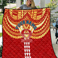 Personalized Gold Coast Suns Quilt Polynesian Tribal Pattern Heritage Football