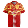 Personalized Gold Coast Suns Rugby Jersey Polynesian Tribal Pattern Heritage Football