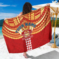 Personalized Gold Coast Suns Sarong Polynesian Tribal Pattern Heritage Football