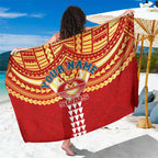 Personalized Gold Coast Suns Sarong Polynesian Tribal Pattern Heritage Football