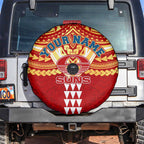 Personalized Gold Coast Suns Spare Tire Cover Polynesian Tribal Pattern Heritage Football