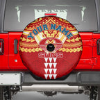 Personalized Gold Coast Suns Spare Tire Cover Polynesian Tribal Pattern Heritage Football