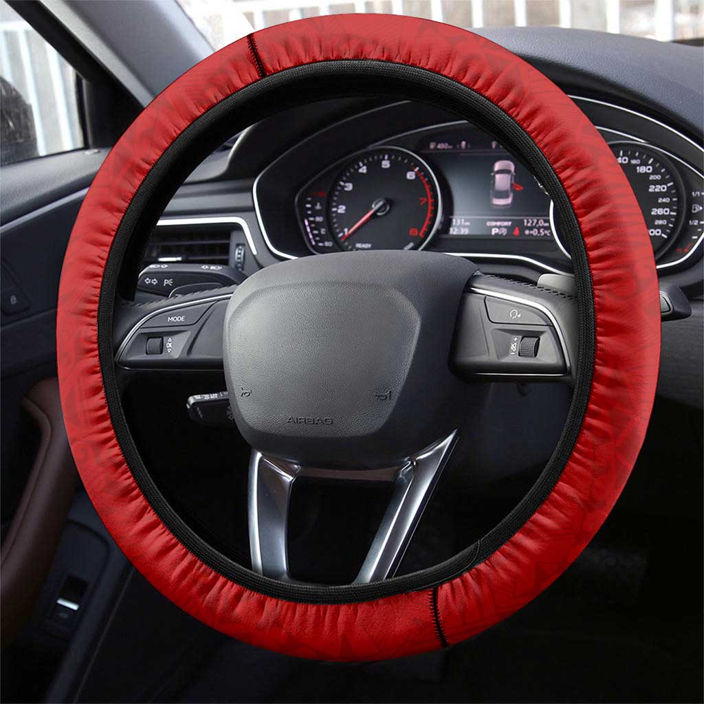 Gold Coast Suns Steering Wheel Cover Polynesian Tribal Pattern Heritage Football