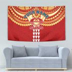 Personalized Gold Coast Suns Tapestry Polynesian Tribal Pattern Heritage Football