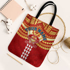 Personalized Gold Coast Suns Tote Bag Polynesian Tribal Pattern Heritage Football