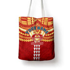 Personalized Gold Coast Suns Tote Bag Polynesian Tribal Pattern Heritage Football