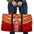 Personalized Gold Coast Suns Travel Bag Polynesian Tribal Pattern Heritage Football