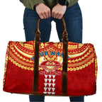 Personalized Gold Coast Suns Travel Bag Polynesian Tribal Pattern Heritage Football