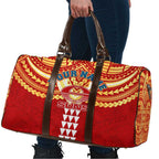 Personalized Gold Coast Suns Travel Bag Polynesian Tribal Pattern Heritage Football