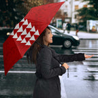 Personalized Gold Coast Suns Umbrella Polynesian Tribal Pattern Heritage Football