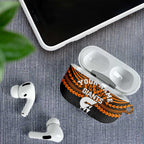 Personalized GWS Giants AirPods Case Polynesian Tribal Pattern Heritage Football