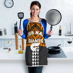 Personalized GWS Giants Apron Polynesian Tribal Pattern Heritage Football