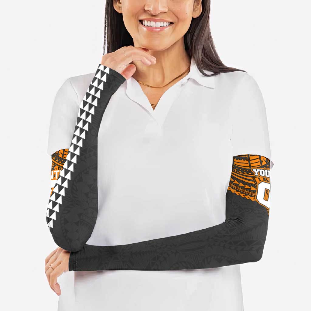 Personalized GWS Giants Arm Sleeves Polynesian Tribal Pattern Heritage Football