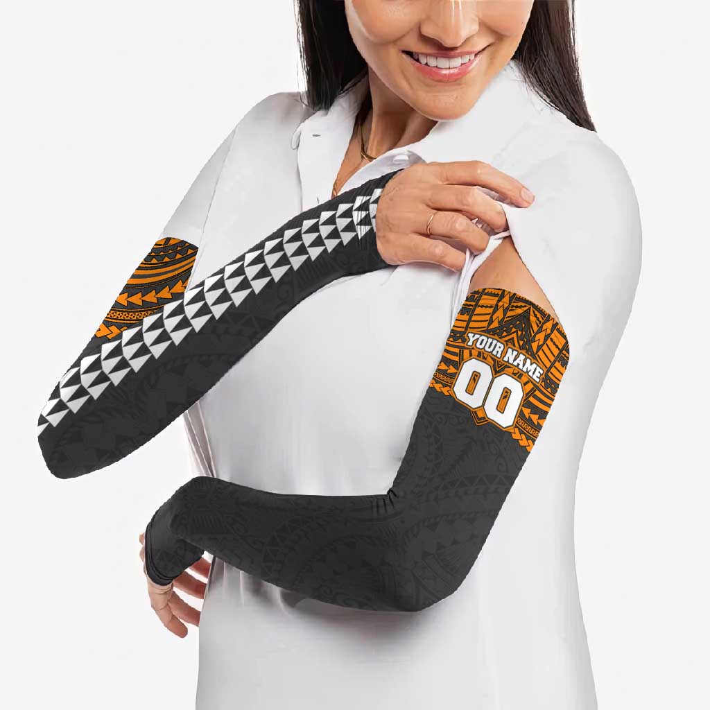 Personalized GWS Giants Arm Sleeves Polynesian Tribal Pattern Heritage Football