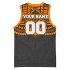 Personalized GWS Giants Basketball Jersey Polynesian Tribal Pattern Heritage Football