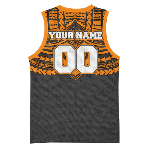 Personalized GWS Giants Basketball Jersey Polynesian Tribal Pattern Heritage Football