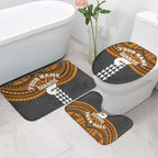 Personalized GWS Giants Bathroom Set Polynesian Tribal Pattern Heritage Football