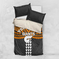 Personalized GWS Giants Bedding Set Polynesian Tribal Pattern Heritage Football