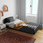 Personalized GWS Giants Bedding Set Polynesian Tribal Pattern Heritage Football