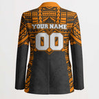 Personalized GWS Giants Blazer Polynesian Tribal Pattern Heritage Football