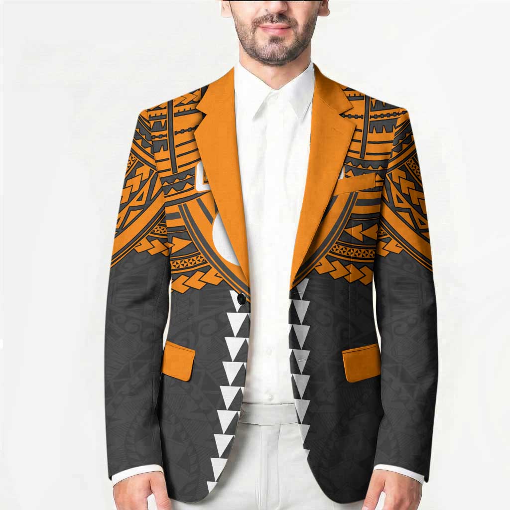 Personalized GWS Giants Blazer Polynesian Tribal Pattern Heritage Football