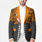 Personalized GWS Giants Blazer Polynesian Tribal Pattern Heritage Football