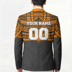 Personalized GWS Giants Blazer Polynesian Tribal Pattern Heritage Football