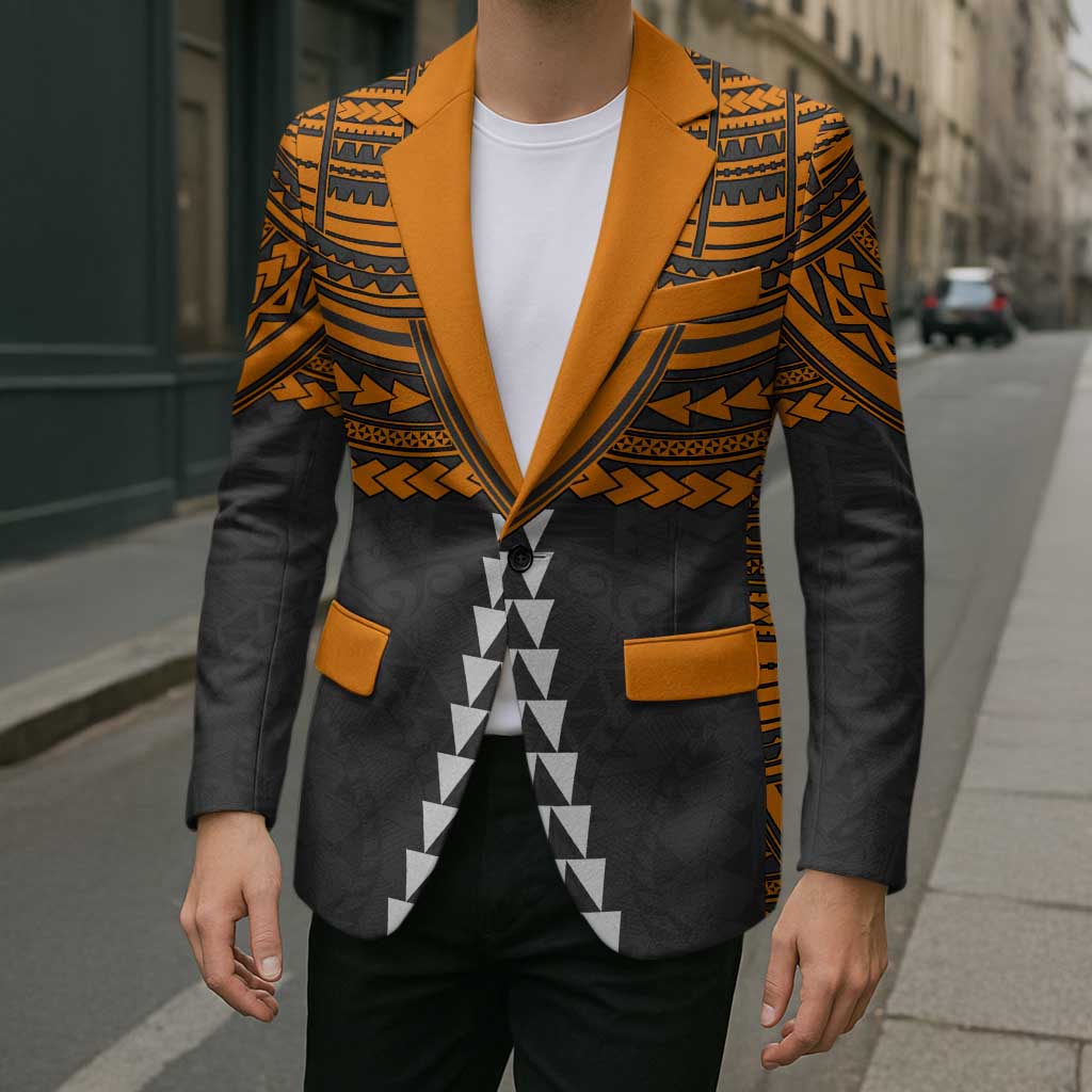 Personalized GWS Giants Blazer Polynesian Tribal Pattern Heritage Football