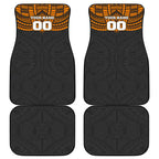 Personalized GWS Giants Car Mats Polynesian Tribal Pattern Heritage Football