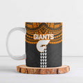Personalized GWS Giants Ceramic Mug Polynesian Tribal Pattern Heritage Football