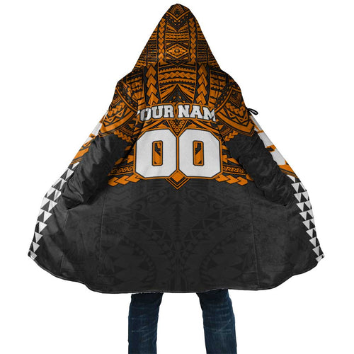 Personalized GWS Giants Cloak Polynesian Tribal Pattern Heritage Football
