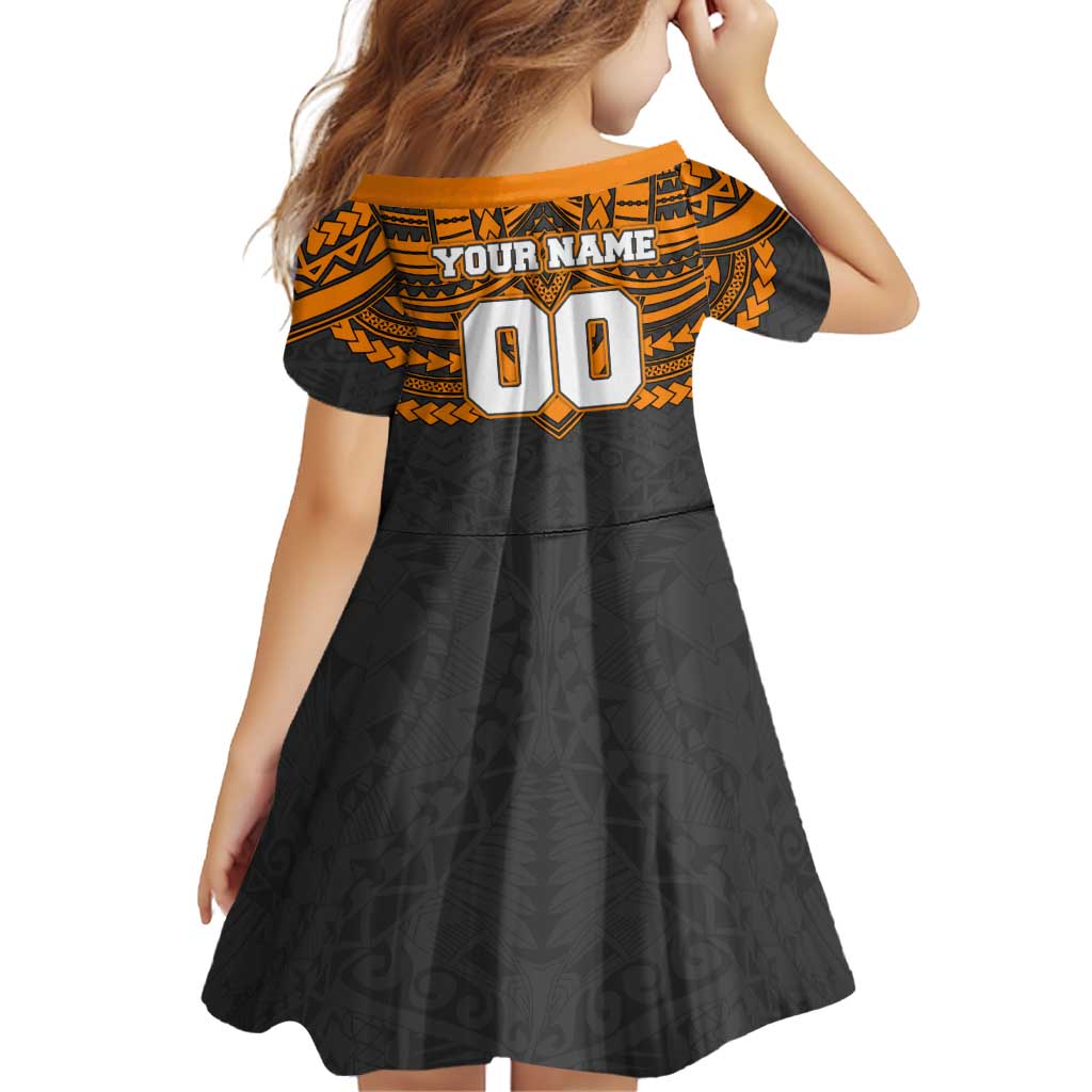 Personalized GWS Giants Family Matching Tank Maxi Dress and Hawaiian Shirt Polynesian Tribal Pattern Heritage Football