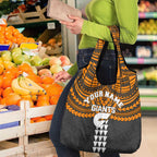 Personalized GWS Giants Grocery Bag Polynesian Tribal Pattern Heritage Football