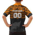 Personalized GWS Giants Hawaiian Shirt Polynesian Tribal Pattern Heritage Football