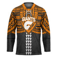 Personalized GWS Giants Hockey Jersey Polynesian Tribal Pattern Heritage Football