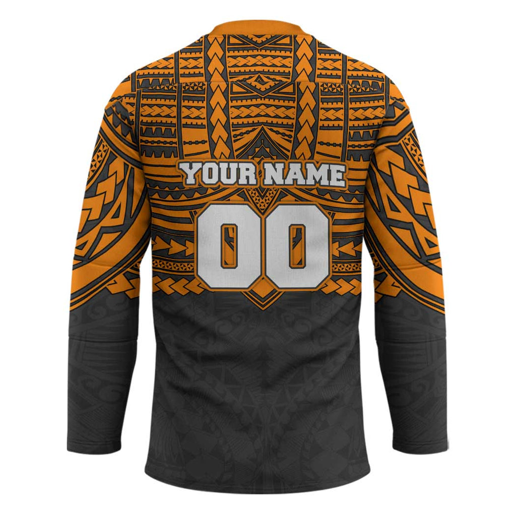 Personalized GWS Giants Hockey Jersey Polynesian Tribal Pattern Heritage Football