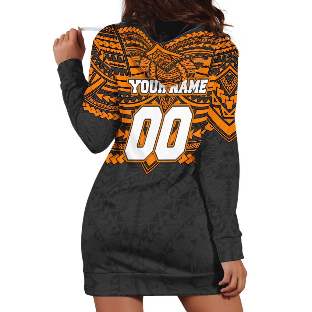 Personalized GWS Giants Hoodie Dress Polynesian Tribal Pattern Heritage Football