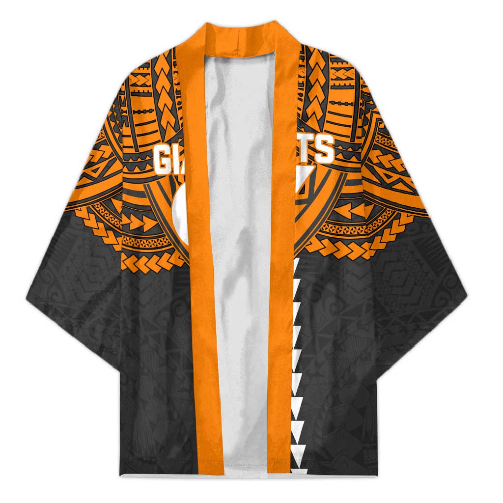 Personalized GWS Giants Kimono Polynesian Tribal Pattern Heritage Football