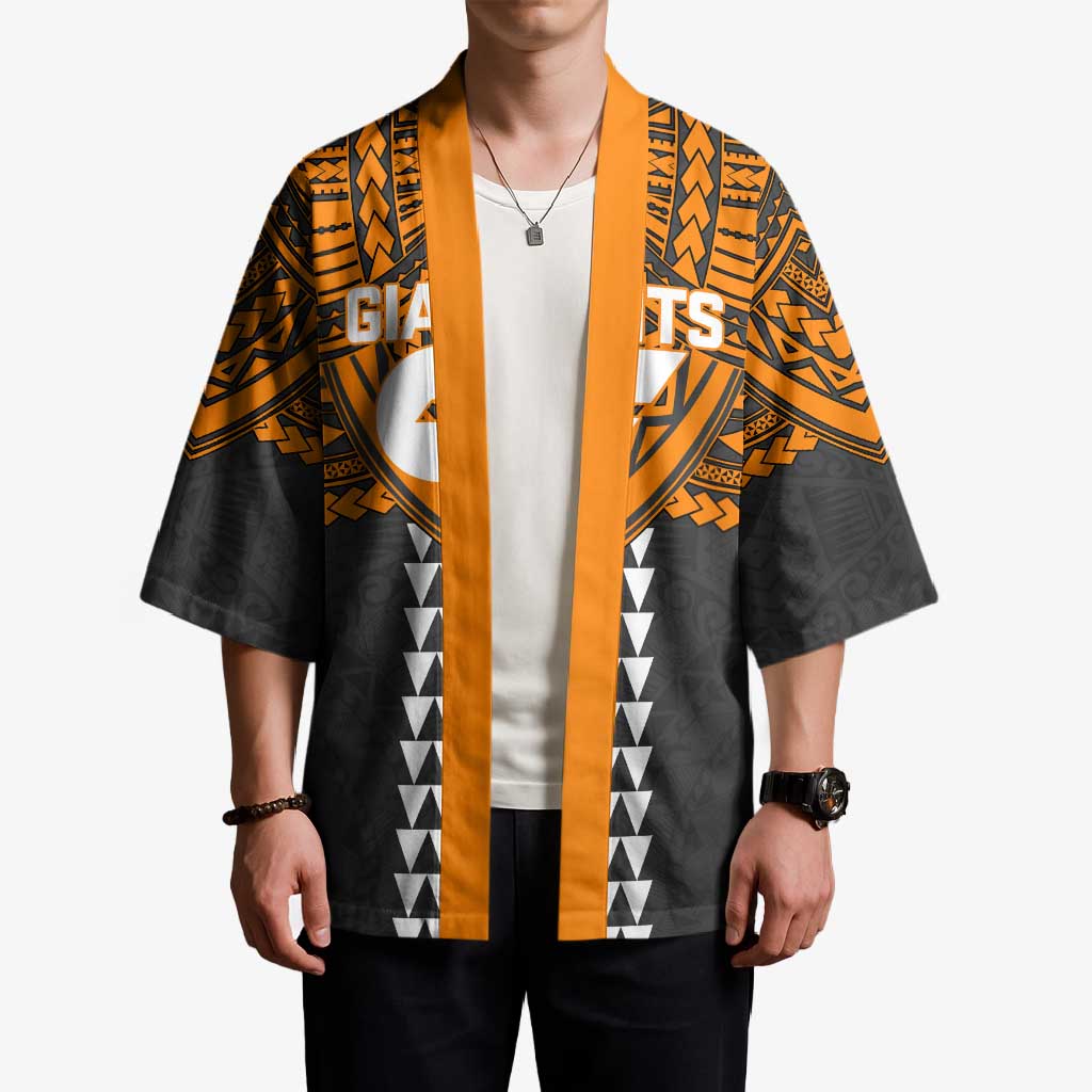 Personalized GWS Giants Kimono Polynesian Tribal Pattern Heritage Football