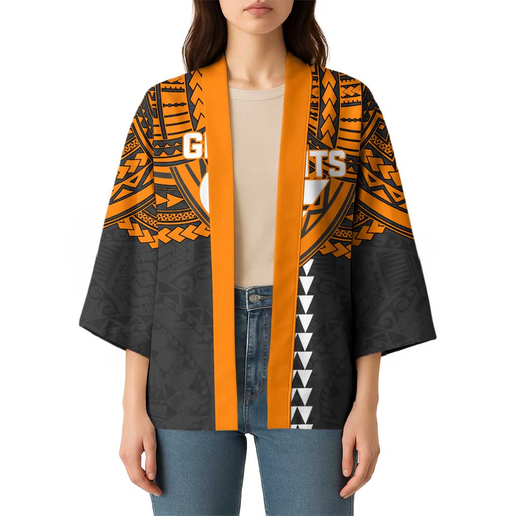 Personalized GWS Giants Kimono Polynesian Tribal Pattern Heritage Football